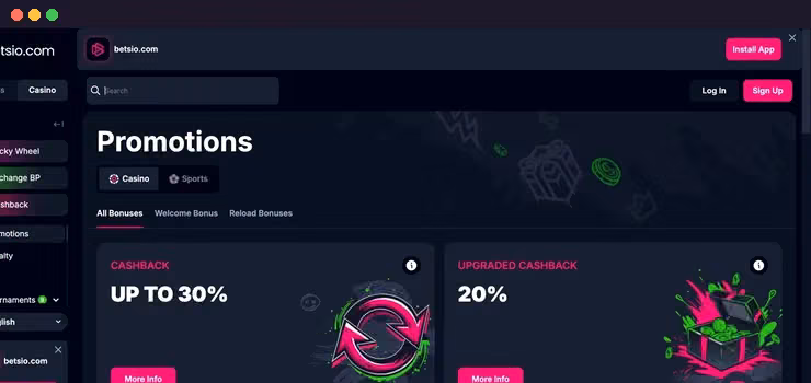 Betsio - a bónuszajánlat